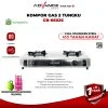 Kompor Gas Stainless Steel 2 Tungku ADVANCE GB-6602 S
