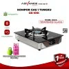 Kompor Gas Kaca 1 Tungku Advance GB101K Kompor Tempered Glass